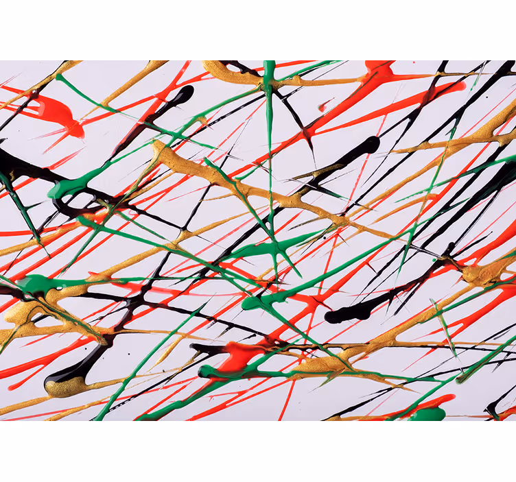 Energetic brush strokes abstraktni fototapeti - TenStickers