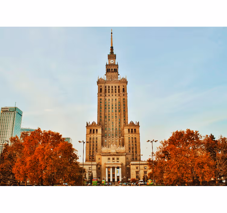 Palace of culture fototapete mest in držav - TenStickers