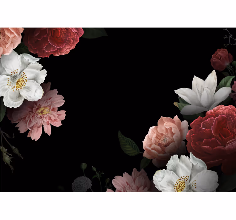 Exquisite floral arrangement fototapete cvetje - TenStickers