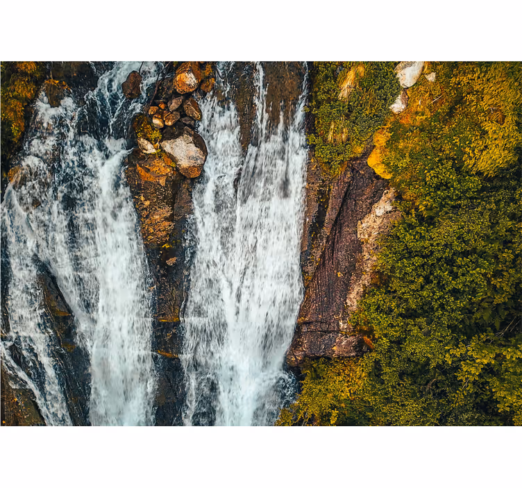 Grand cascade landscape slap fototapeta - TenStickers
