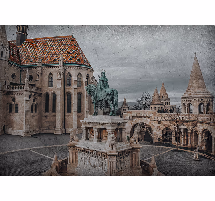 Budapest castle view fototapete mest in držav - TenStickers