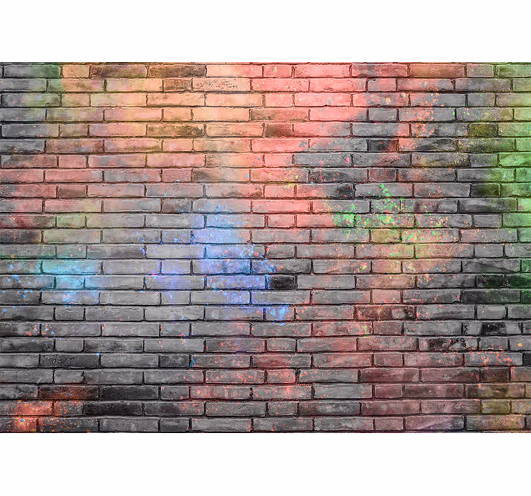 Urban color splash fototapete z graffiti motivi - TenStickers