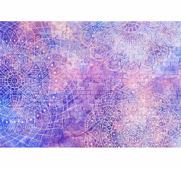 Intricate mandala patterns fototapete z mandalo - TenStickers