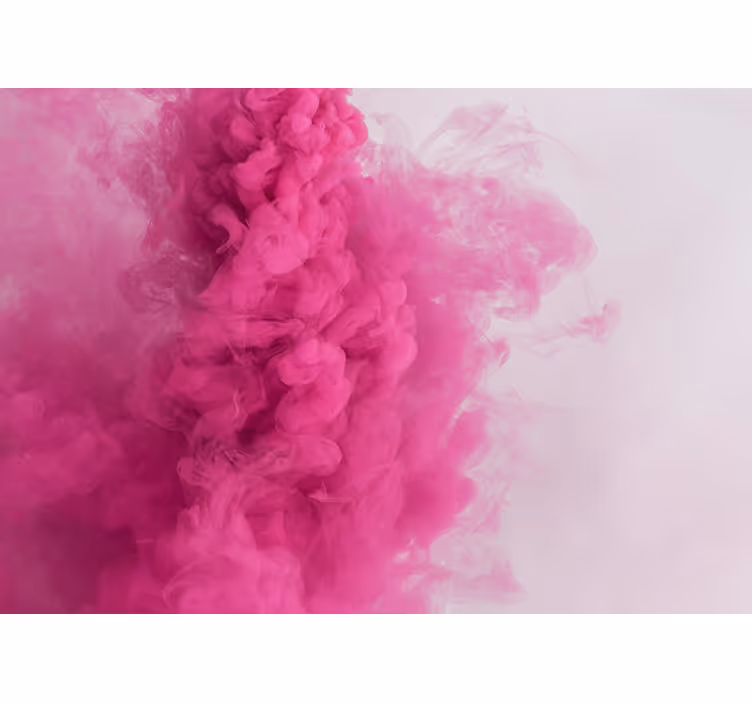Puffy pink clouds abstraktni fototapeti - TenStickers