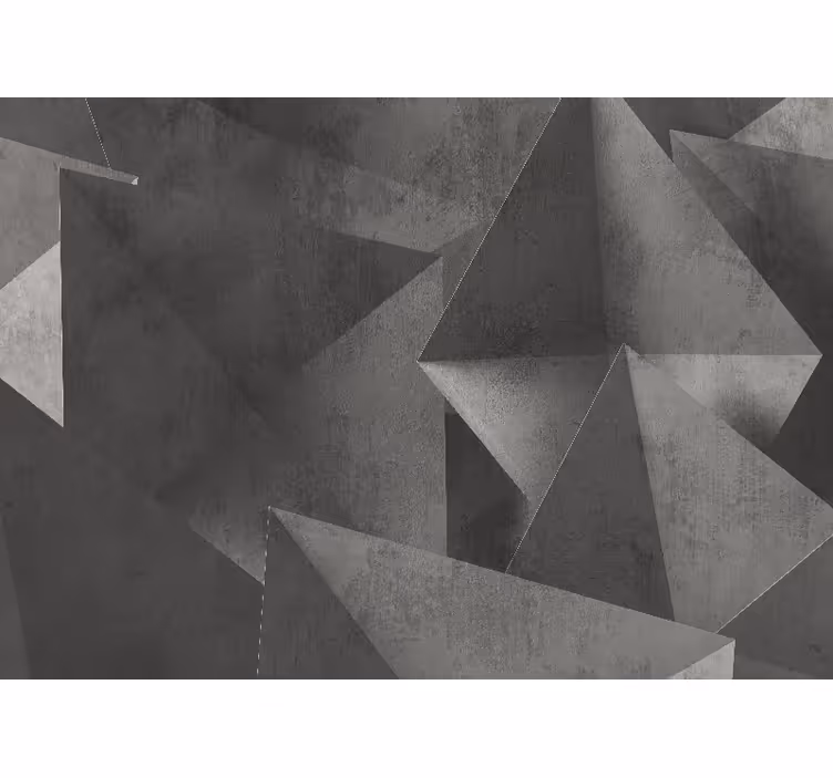 Geometric shapes pattern abstraktni fototapeti - TenStickers