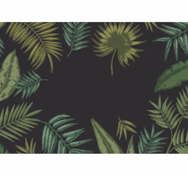 Tropical leaf components fototapete narava - TenStickers