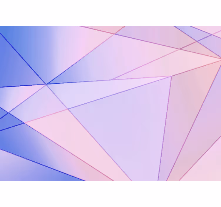 Geometric color play abstraktni fototapeti - TenStickers