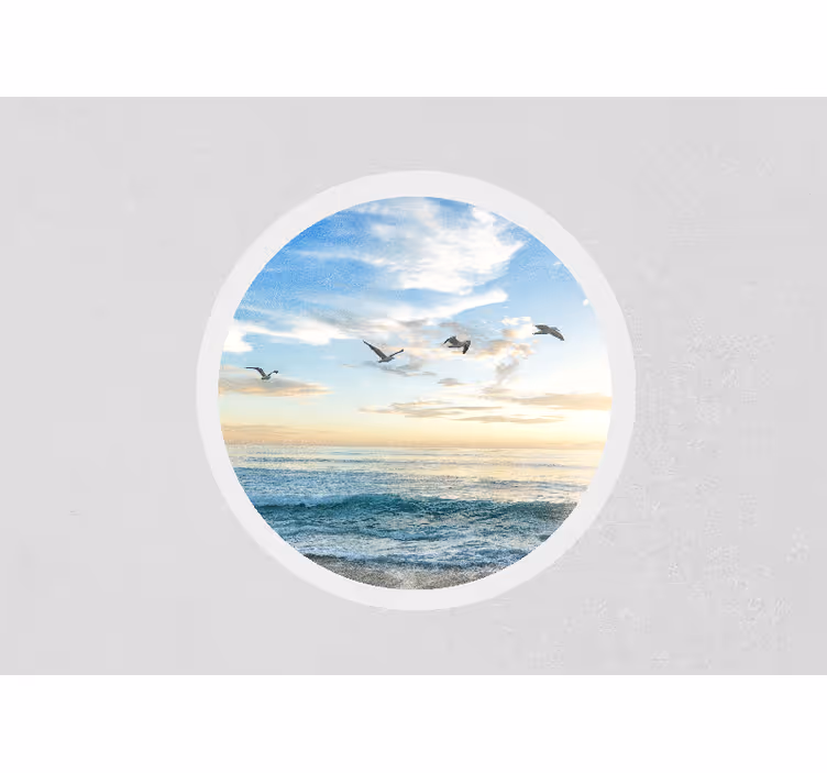 Serene coastal view fototapete narava - TenStickers
