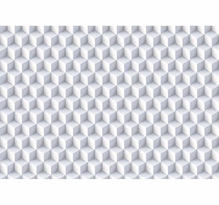 Cube pattern design fototapete z 3d učinki - TenStickers