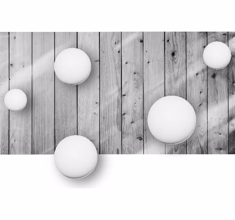 Geometric sphere arrangement fototapete s teksturami - TenStickers