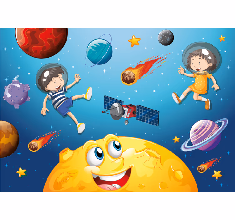 Space adventure journey fototapeta s fantazijskimi motivi - TenStickers