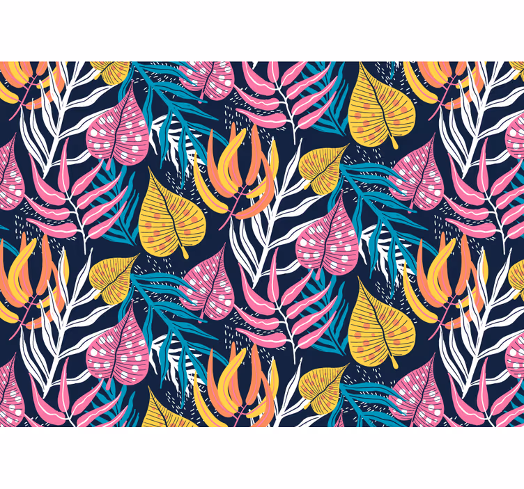 Tropical leaf concept fototapete cvetje - TenStickers