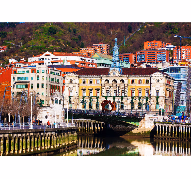 Historic bilbao architecture fototapete madrid - TenStickers
