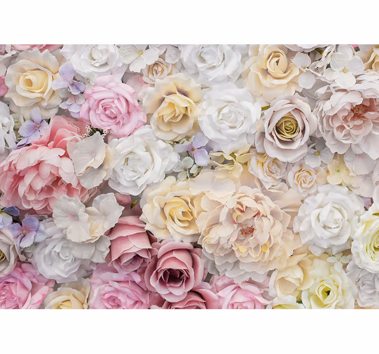 Graceful rose composition fototapete cvetje - TenStickers