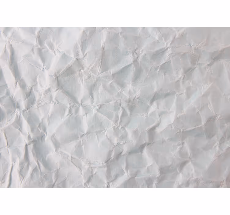 Bela zmečkana papirnata tekstura 3d stenska stena - TenStickers