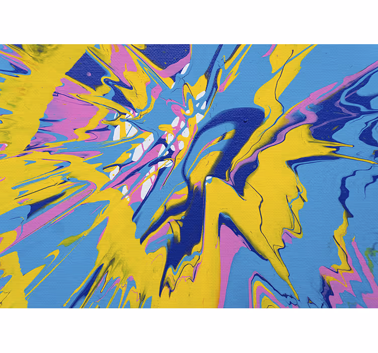 Dynamic color explosion abstraktni fototapeti - TenStickers
