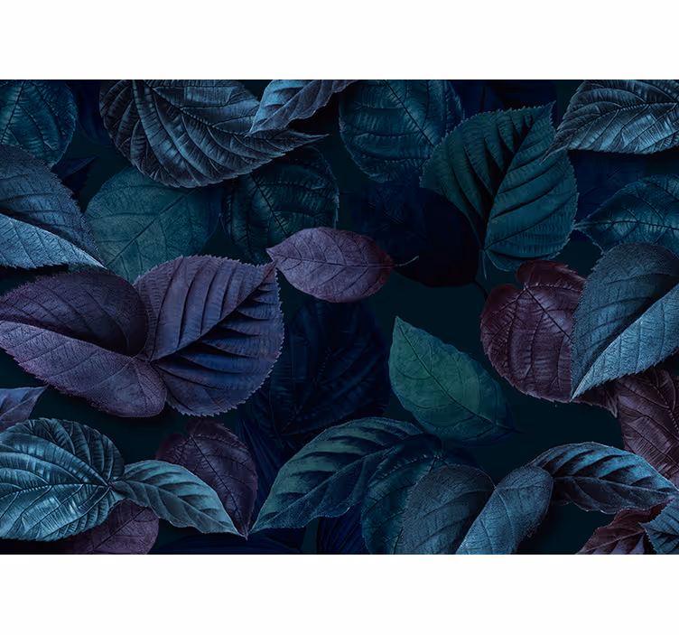 Soft leaf patterns fototapete narava - TenStickers