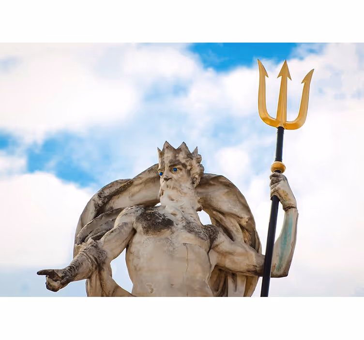 Mythical ocean ruler fototapeta umetnost - TenStickers