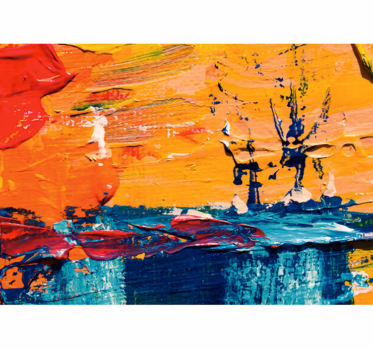 Vibrant abstract seascape fototapeta umetnost - TenStickers