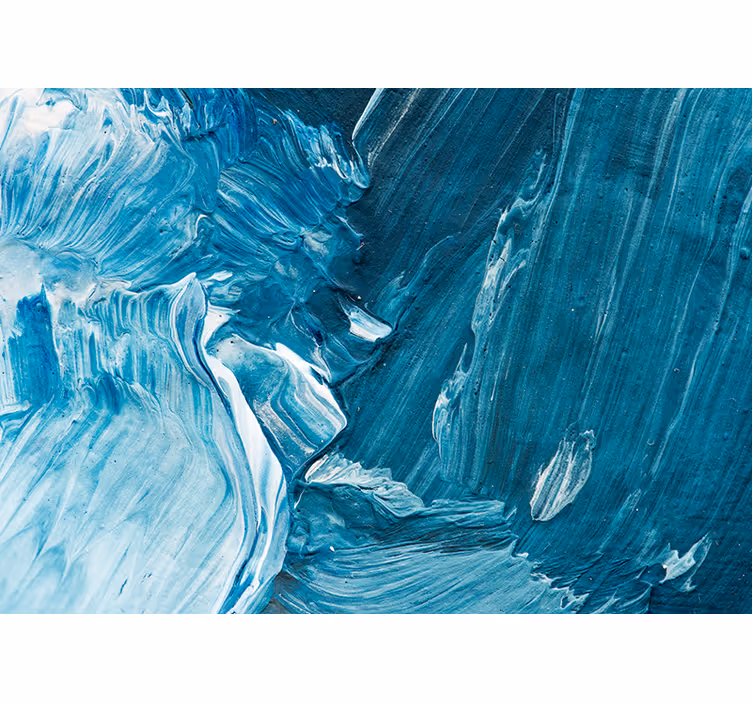 Blue artistic swirls abstraktni fototapeti - TenStickers