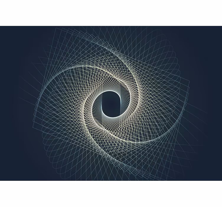 Spiralni geometrijski vzorci abstraktni fototapeti - TenStickers