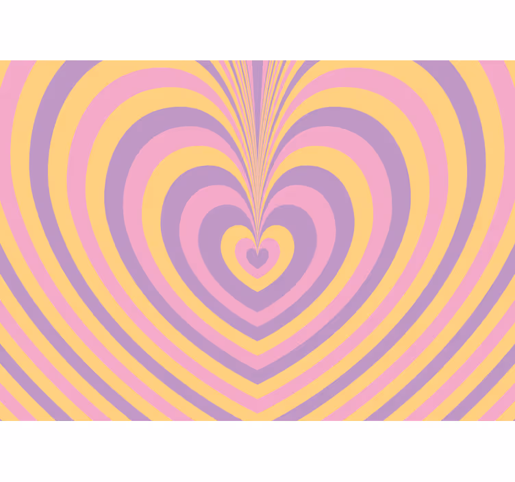 Heart pattern design fototapeta ljubezen - TenStickers