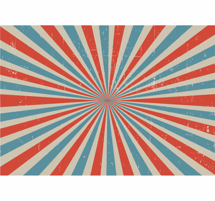 Radial color burst fototapete z graffiti motivi - TenStickers