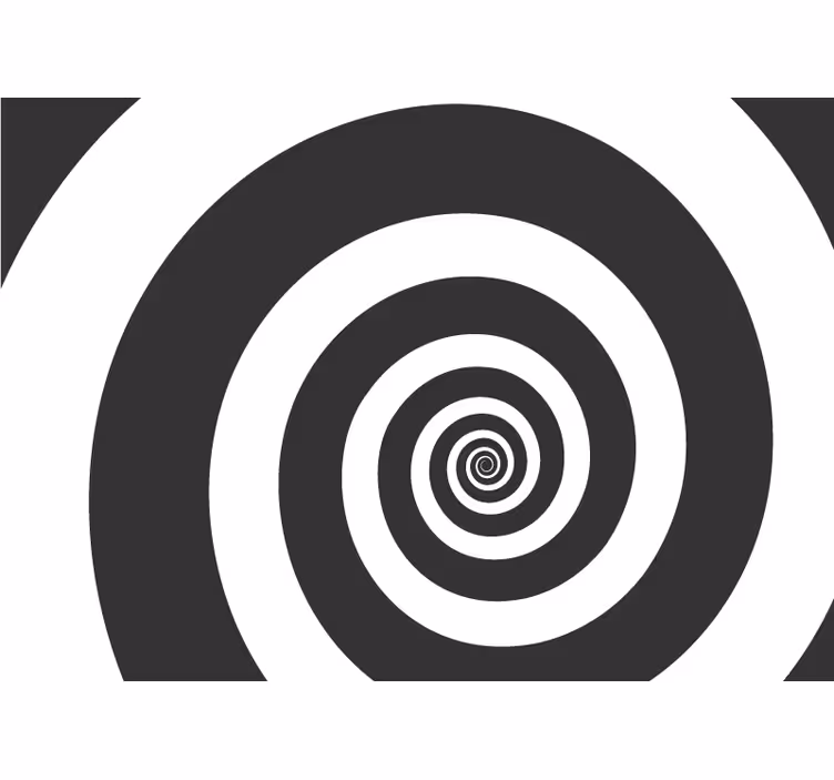 Spiral illusion design abstraktni fototapeti - TenStickers