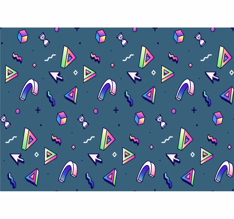 Geometric shape exploration fototapeta ljubezen - TenStickers