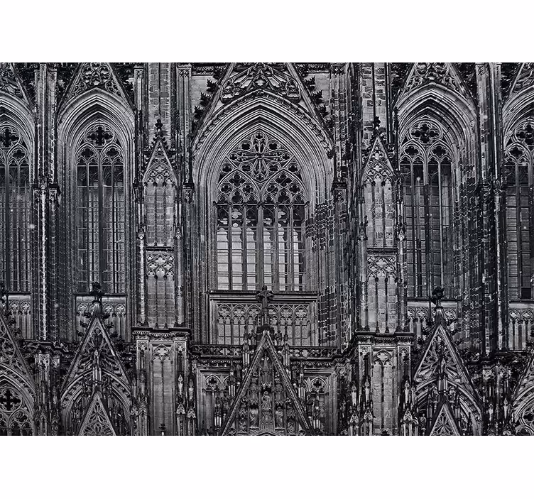 Gothic architecture details fototapete z mesti in državami - TenStickers