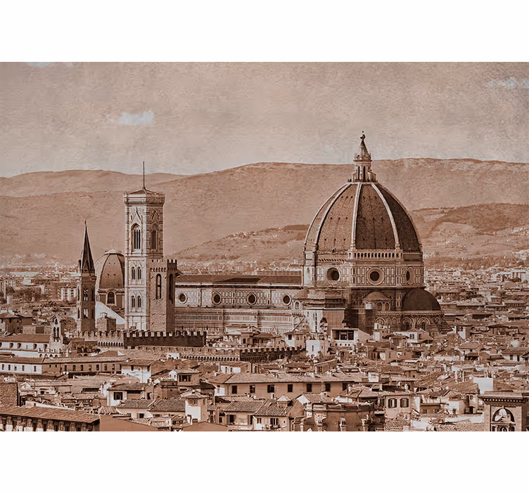 Florence dome view fototapete mest in držav - TenStickers