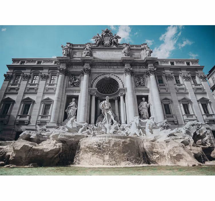 Fototapete mest in držav trevi fountain monument - TenStickers