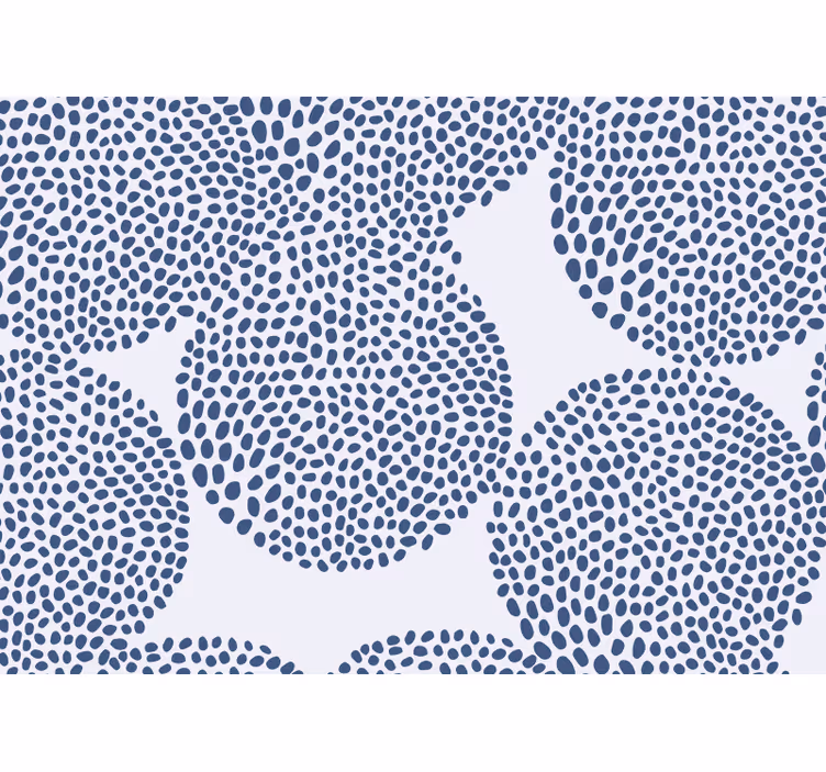 Organic shape pattern fototapete s teksturami - TenStickers