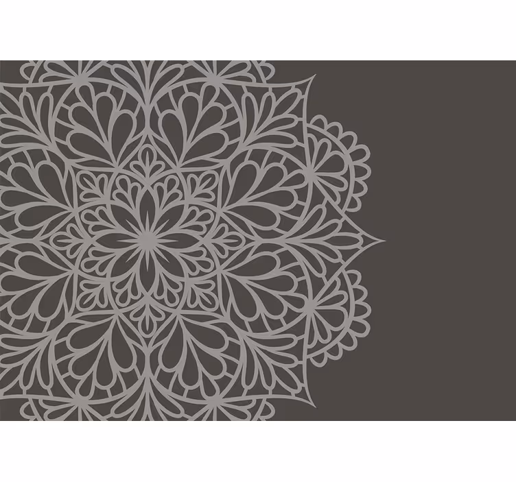 Elegant mandala pattern fototapete z mandalo - TenStickers
