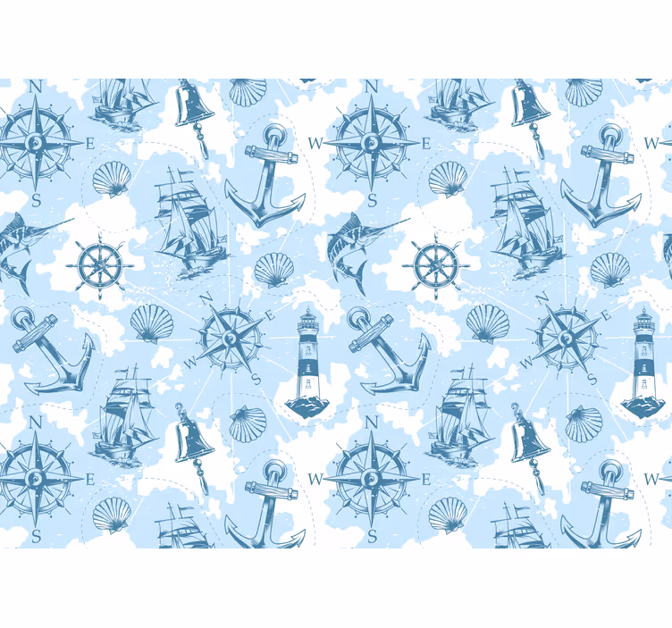 Marine adventure elements stenske poslikave - TenStickers