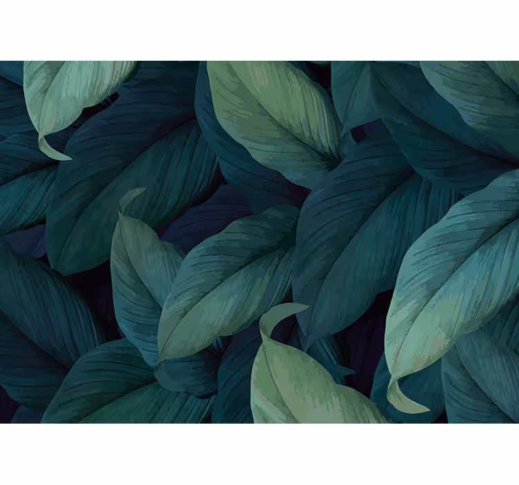 Lush greenery composition fototapete narava - TenStickers