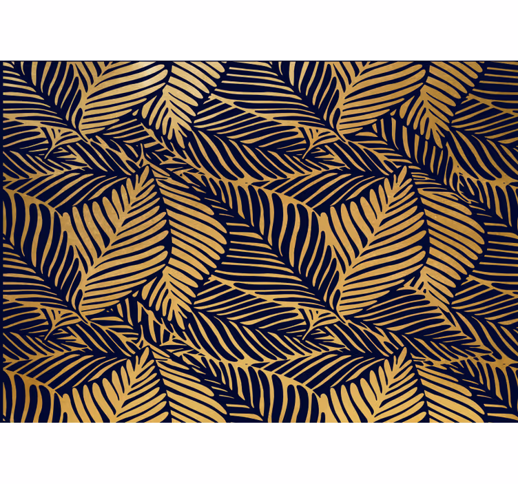 Detailed leaf patterns fototapete narava - TenStickers
