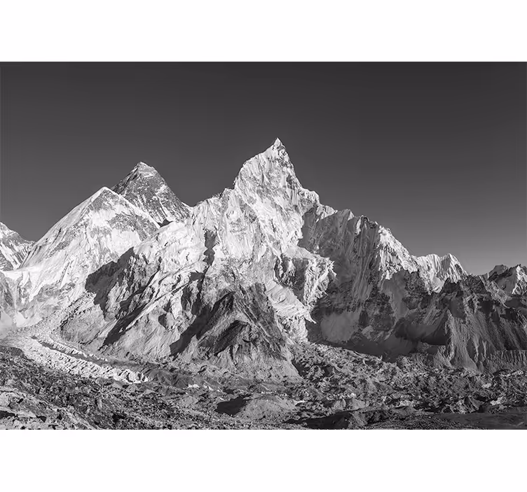 Majestic peak range fototapeta z gorami - TenStickers