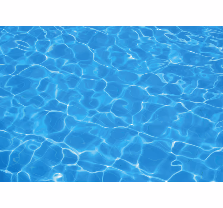 Clear water surface fototapete z morjem - TenStickers