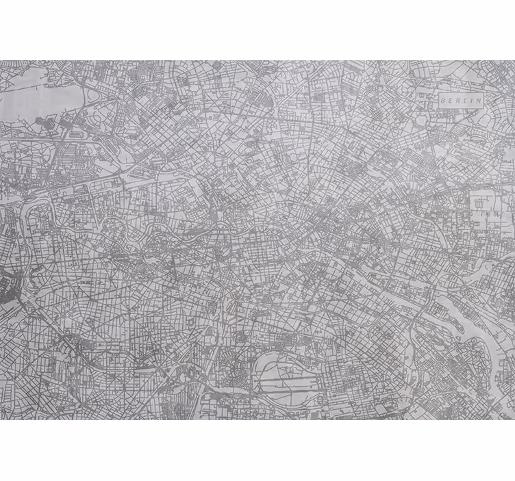 Podroben zemljevid berlina fototapeta berlin - TenStickers