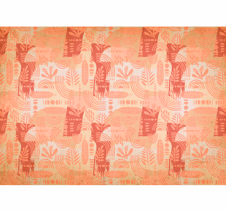 Geometric pattern motif fototapete z teksturami - TenStickers