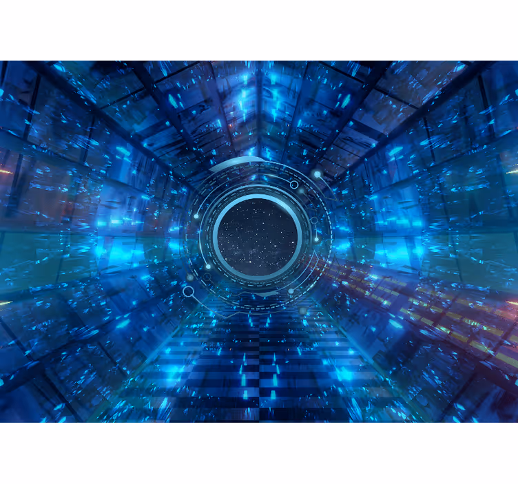 3d cosmic portal vesoljski fototapeti - TenStickers