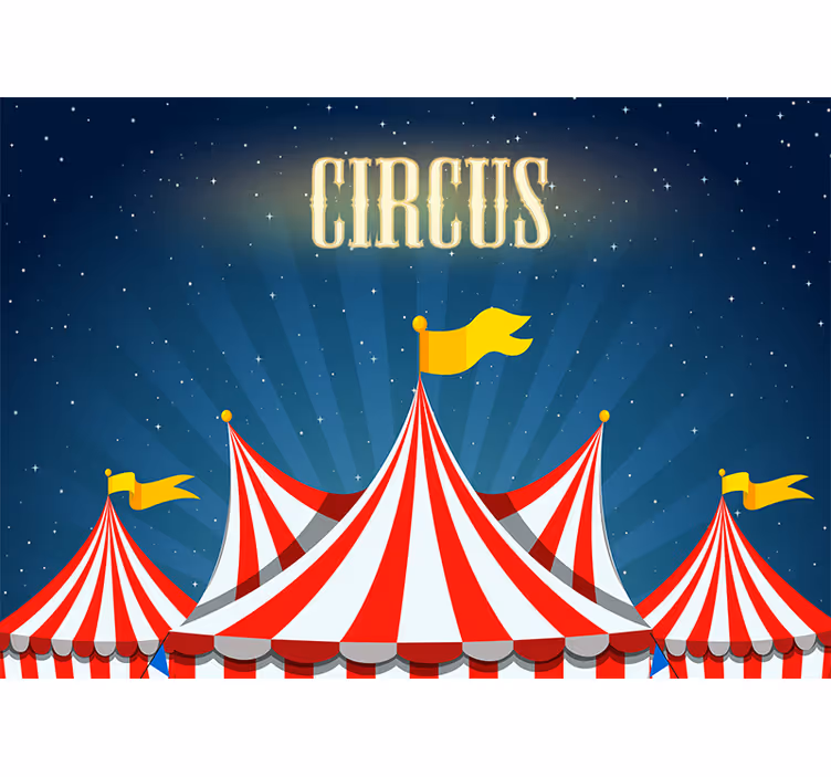 Circus playtime fototapeta ljubezen - TenStickers