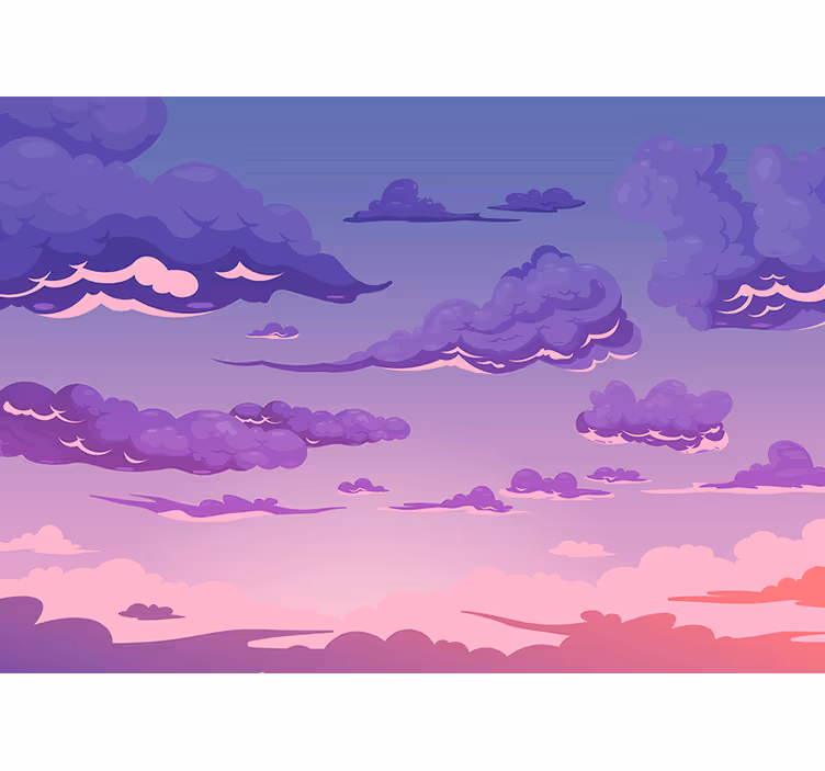 Whimsical cloud view fototapete neba - TenStickers