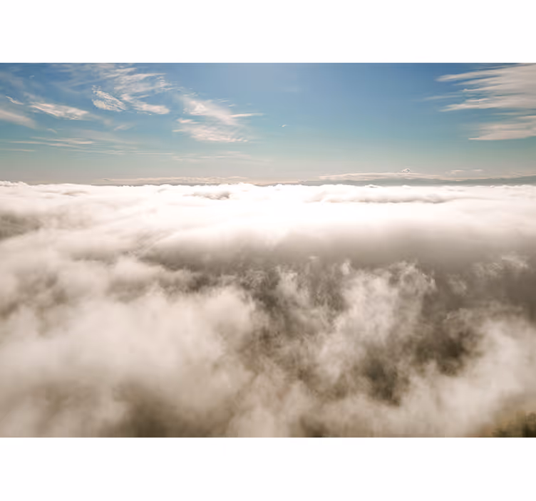 Cloudy sky view fototapete neba - TenStickers