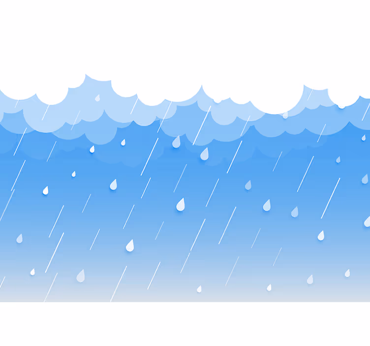 Raindrop cloudscape fototapete neba - TenStickers