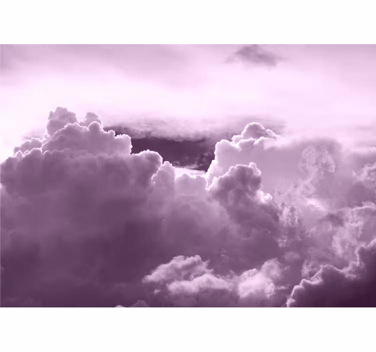 Purple cloud formation fototapete neba - TenStickers