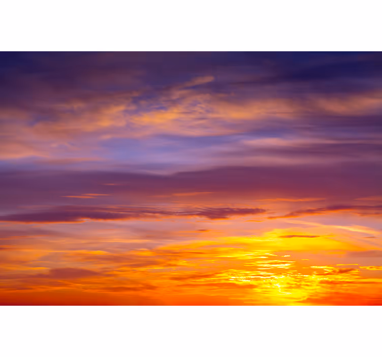 Majestic sunset view fototapete neba - TenStickers