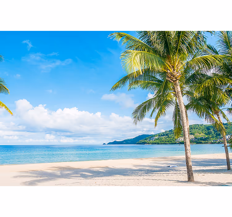 Tropical shore haven fototapete narava - TenStickers
