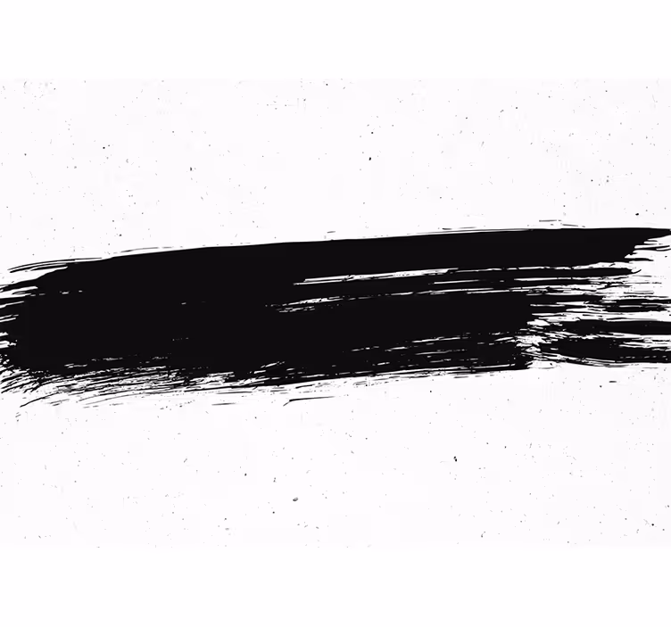 Black brush stroke abstraktni fototapeti - TenStickers